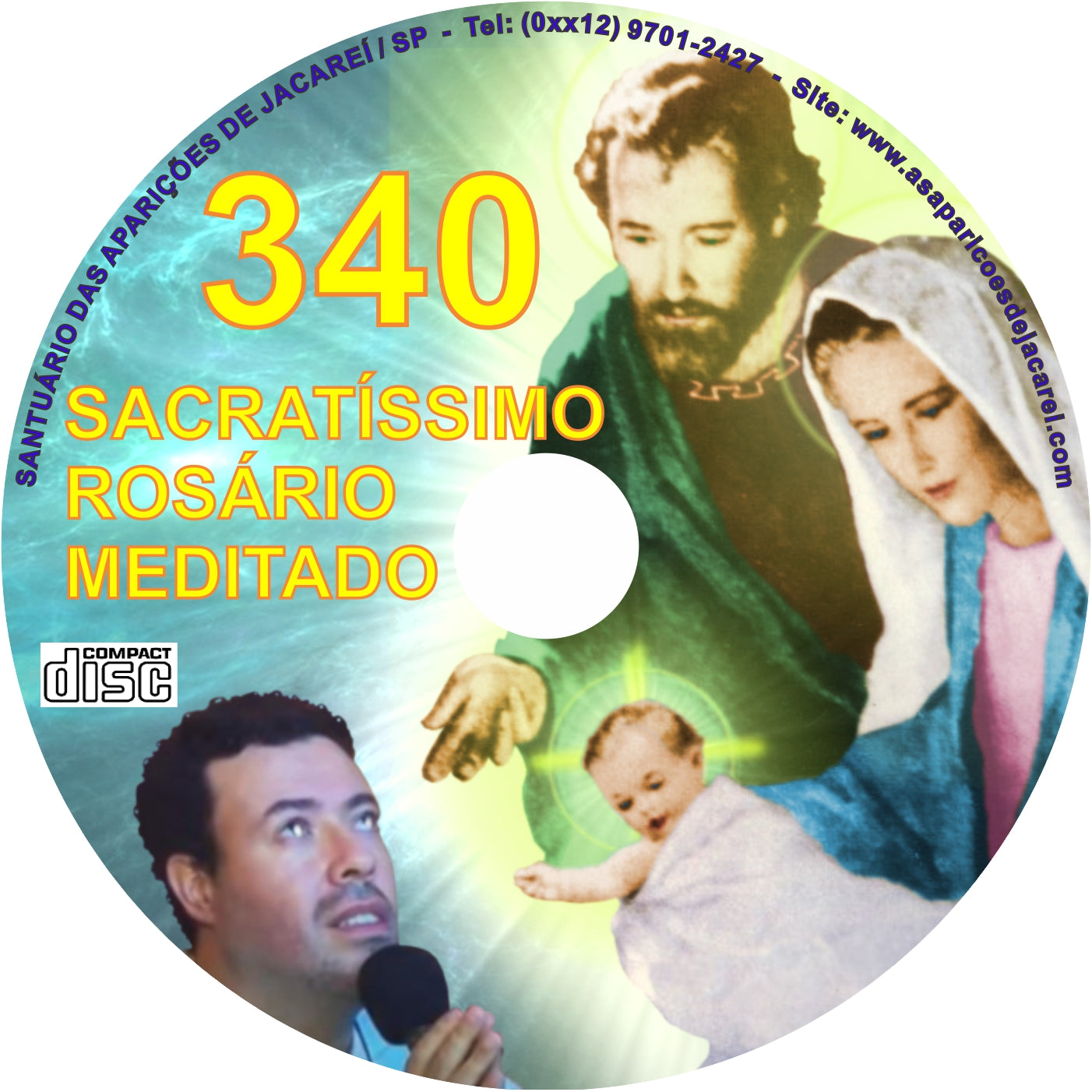 CD Rosário Meditado 340 CD Rosário Meditado 340